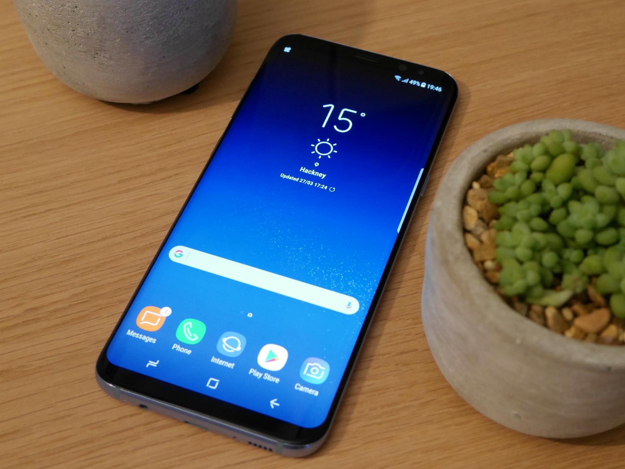 Android Oreo kwenye Galaxy S8 na S8 Plus